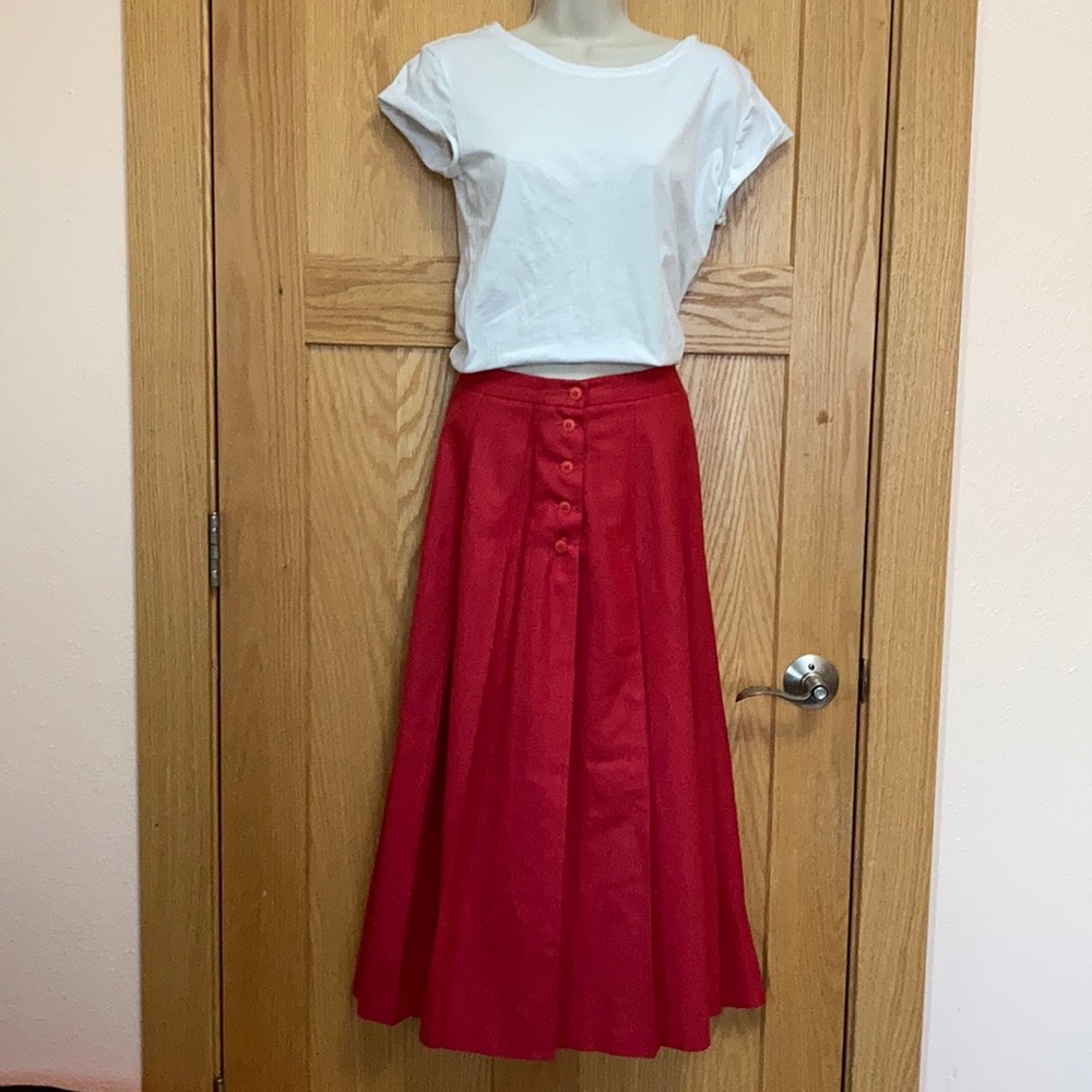 👛Adorable button front Vintage skirt👛